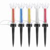5Pcs Flexible Magnetic Plastic Golf Tee Training Practice Tool Accessory for Golfer(79mm)