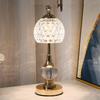 2023 New Metal Crystal Acrylic Table Lamp Bedroom Bedside Lamp Nordic Retro Home Decoration In Small Night Light