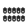 10 PCS Plastic Greenhouse Hook Plant Flower Hanger (Black)