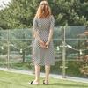 Lipbbam 3 4 Sleeve Long Wrap Dress Creora Deroci Cara Ldm11df01