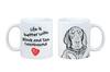 Black and Tan Coonhound I - cup with a dog, cup with a photo, personalized gift from the Art-Dog brand