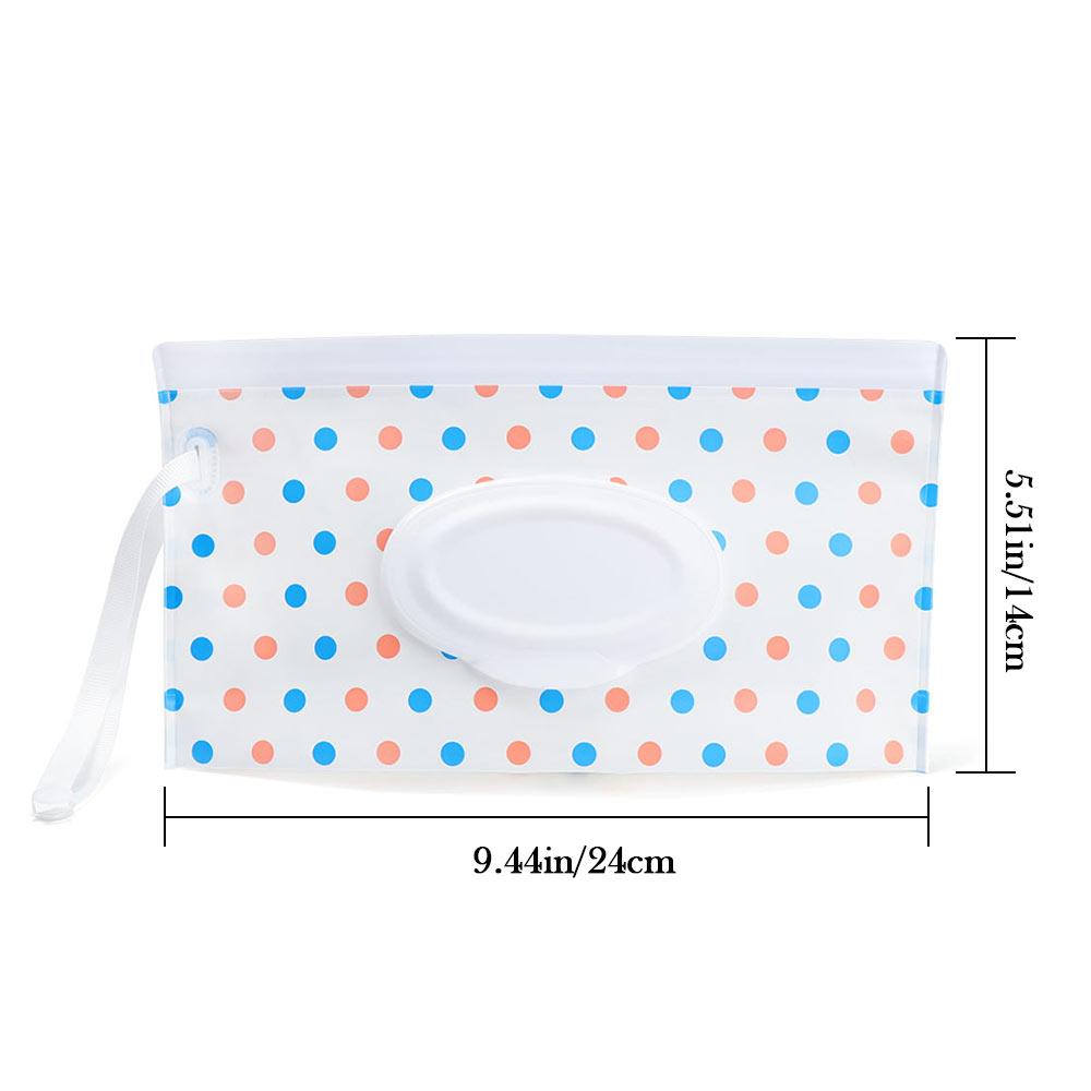 Portable Snap-Strap Carrying Case Wet Wipes Bag Cosmetic Pouch Tissue Box Stroller Accessories