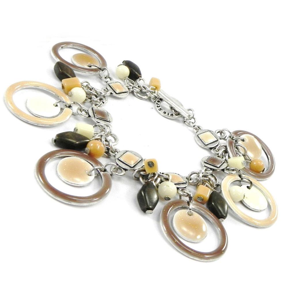 Les Trésors De Lily [G6182] — Дизайнерский браслет «Раскраска» шоколадного цвета