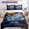 Haaland Customize Text Duvet Cover Set Design for Living Rooms Soft Bedding Custom Room Decor Birthday Christmas Gift Idea