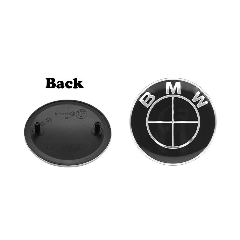 ta122Pcs 74mm 82mm Car Hood Emblem Front Bonnet Logo Trunk Badge Accessories For BMW E90 E46 F10 F30 E87 F20 G20 E60 E61 F25 E36 X3