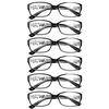 6pcs Reading Glasses Women Printed Reading Glasses Anti Blue Light Eyeglasses Unisex Red Glasses Men