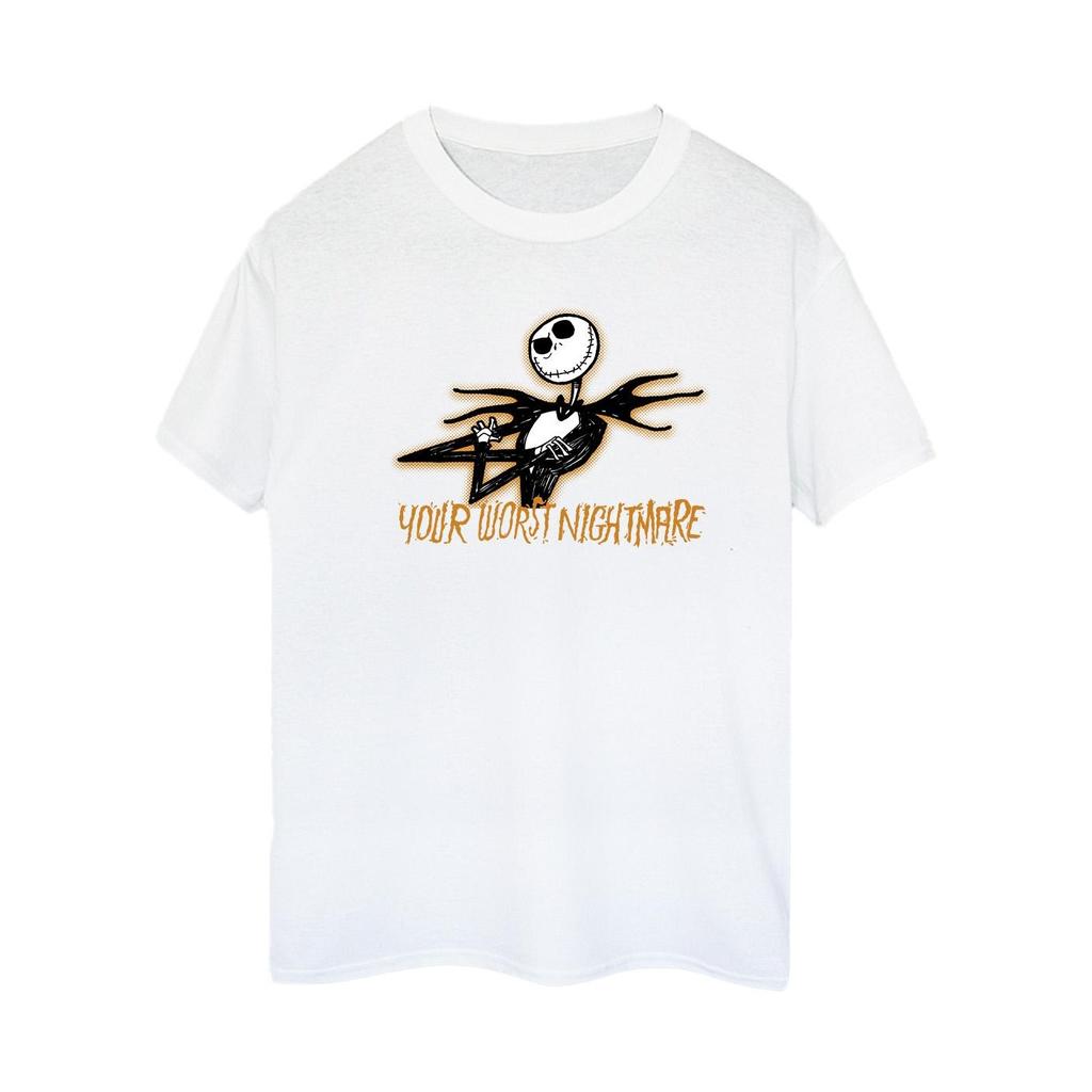 The Nightmare Before Christmas Womens/Ladies Your Worst Nightmare Cotton Boyfriend T-Shirt