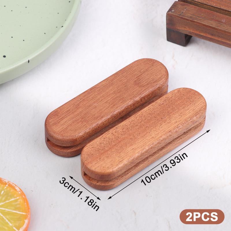 2 шт. Сапеле Сковорода Изолированная ручка Защита от ожогов Сковорода-гриль Изолированная ручка Термостойкая Для посуды Сотейник Сковорода для жарки