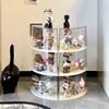 Прозрачная коробка-дисплей с легким плетением: Пылезащитный садовый подвесной и кукольный фигурный стенд для хранения