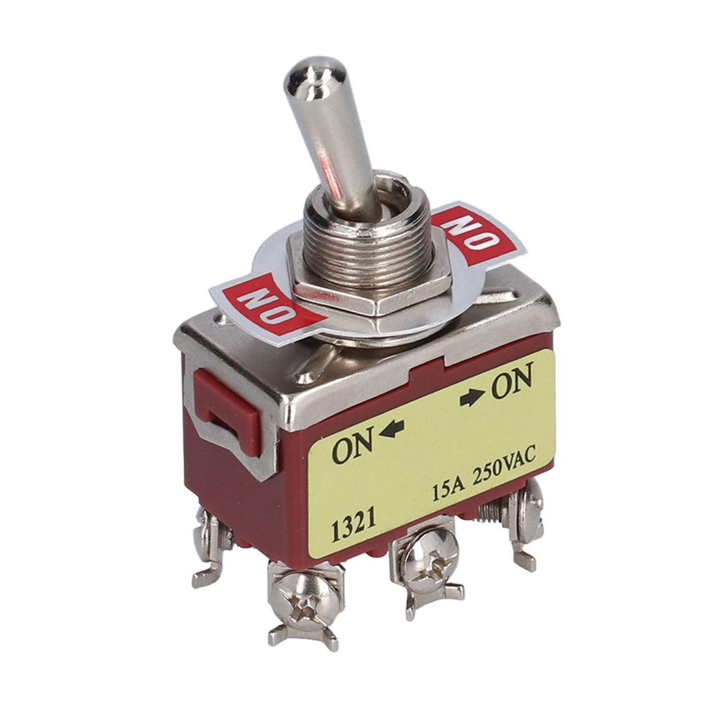 20Pcs Toggle Switch Rocker Self Locking 6 Terminal 2 Position Part Set Kit AC 250V