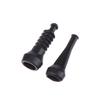 New 5pcs Black 2/3/4/5 Pin Waterproof Automotive Wire Cover Rubber Boot Cap For Amp Tyco Connector Series