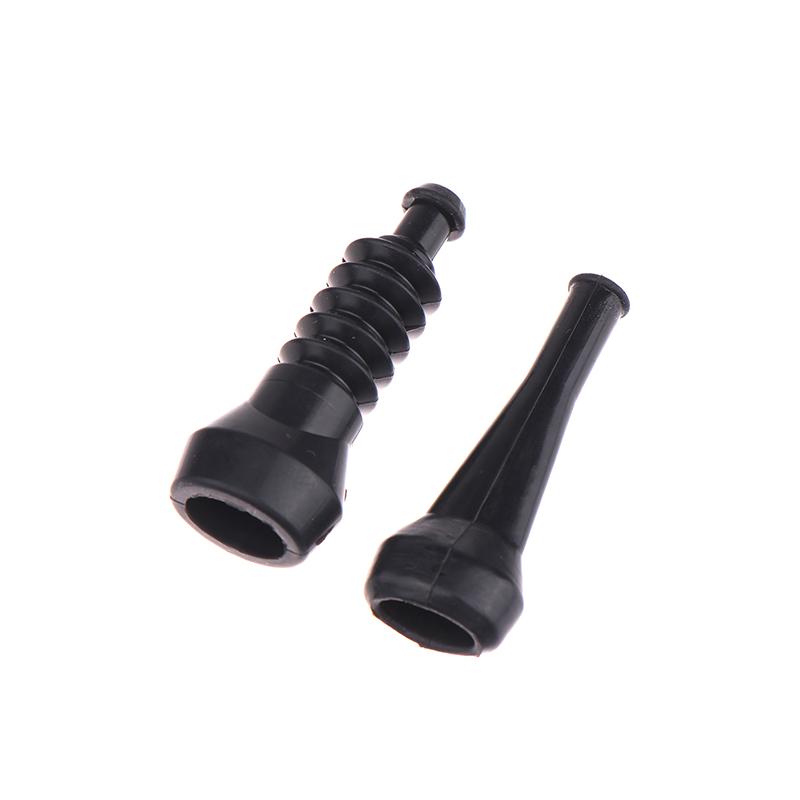 New 5pcs Black 2/3/4/5 Pin Waterproof Automotive Wire Cover Rubber Boot Cap For Amp Tyco Connector Series