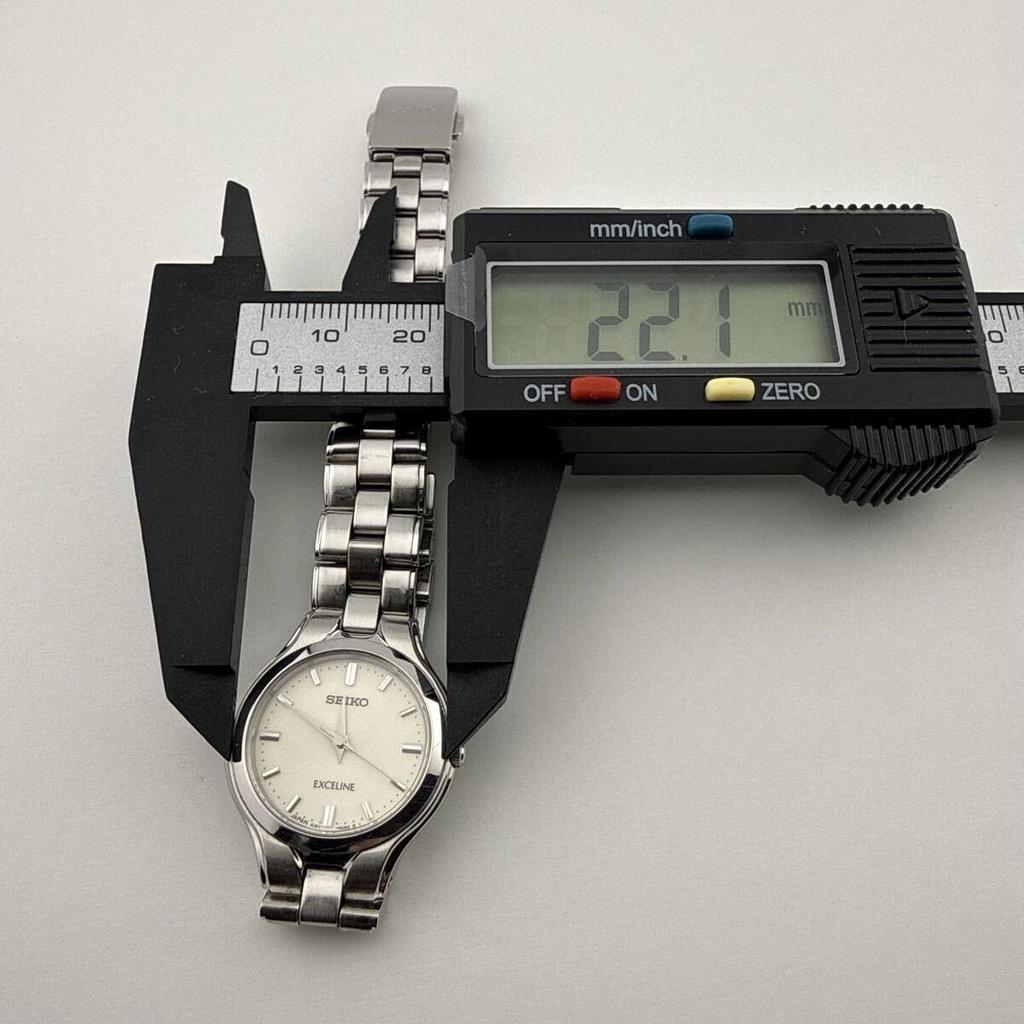 Б/у SEIKO 4J41-0A50 Seiko EXCELINE Женские Часы Кварцевые Рабочее Состояние Батарея Заменена [W422]
