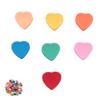 100pcs Mini Heart Claw Clips Tiny Cute Hairpin Hair Decoration Accessories Children Colorful Hair Cl