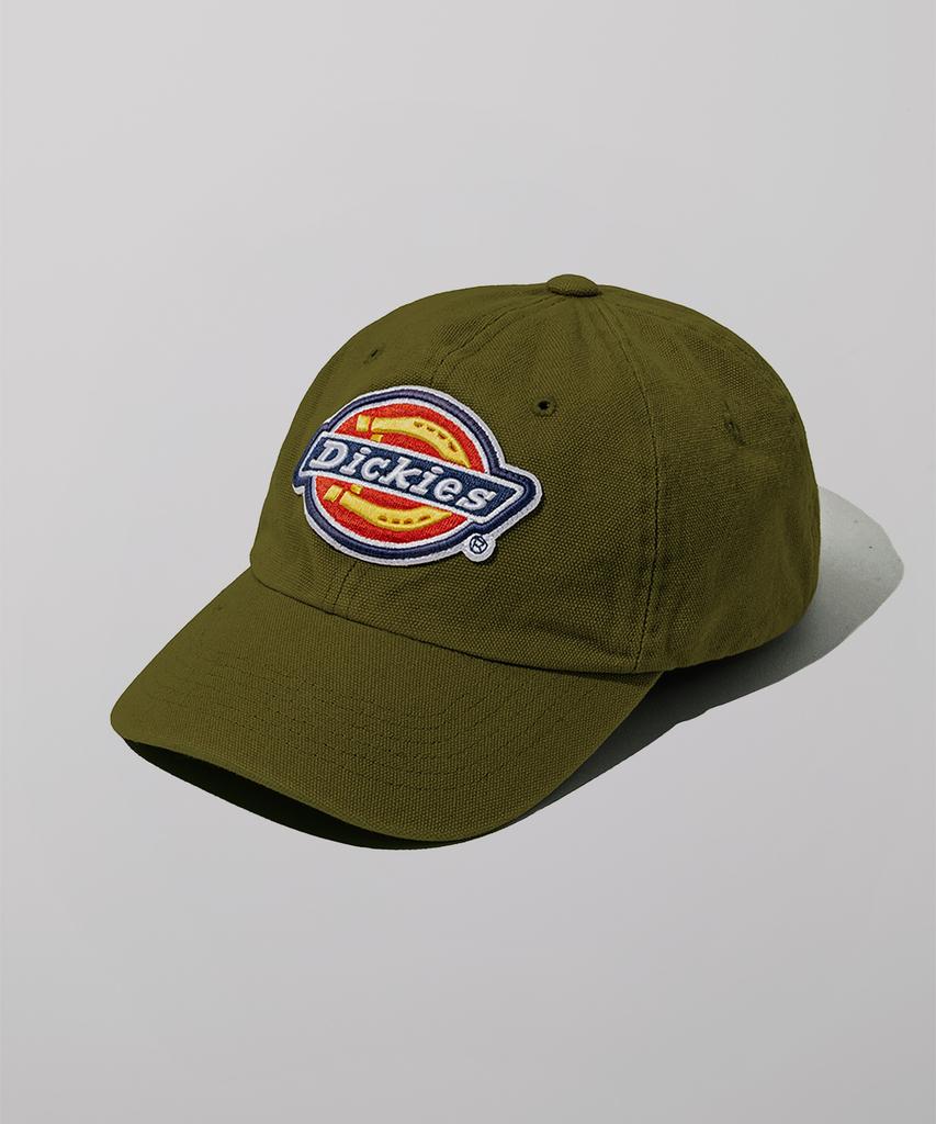 DICKIES Big Logo Washed Ball Cap Olive