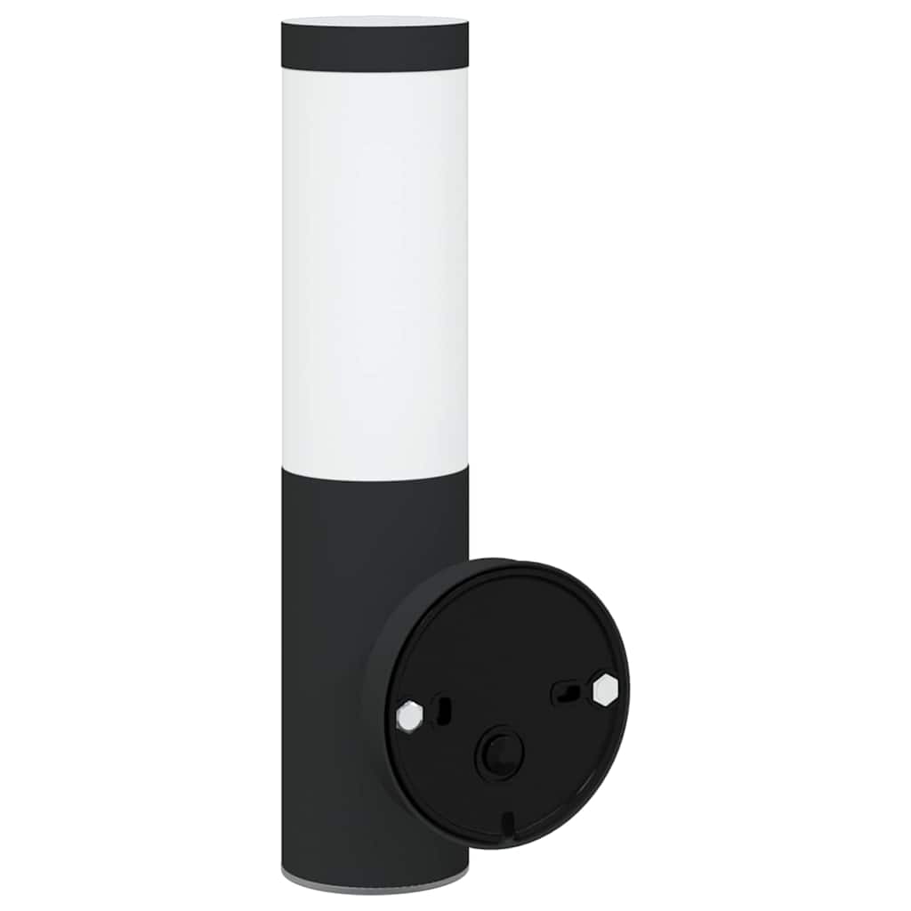 Outdoor Wall Lamp Black 15 x 7.5 x 33 cm Stainless Steel and Plastic