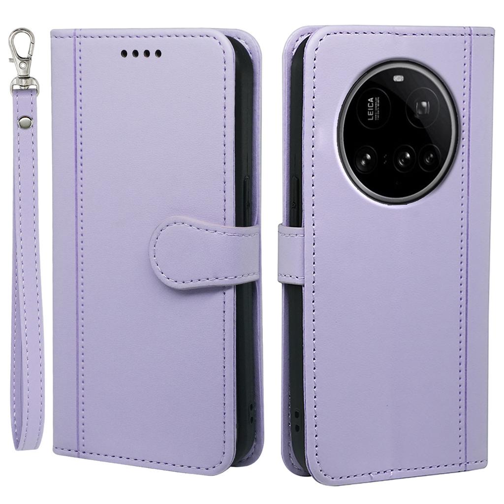For Xiaomi 15 Ultra Wallet Case Magnetic Snap Leather Phone Cover with Strap