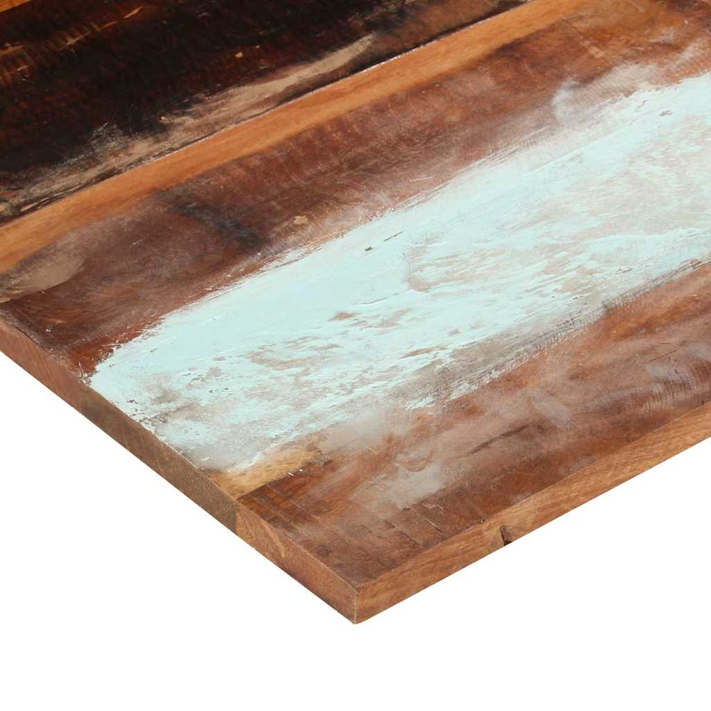 Square Table Top 80 x 80 cm 25 27 mm Thick Reclaimed Solid Wood