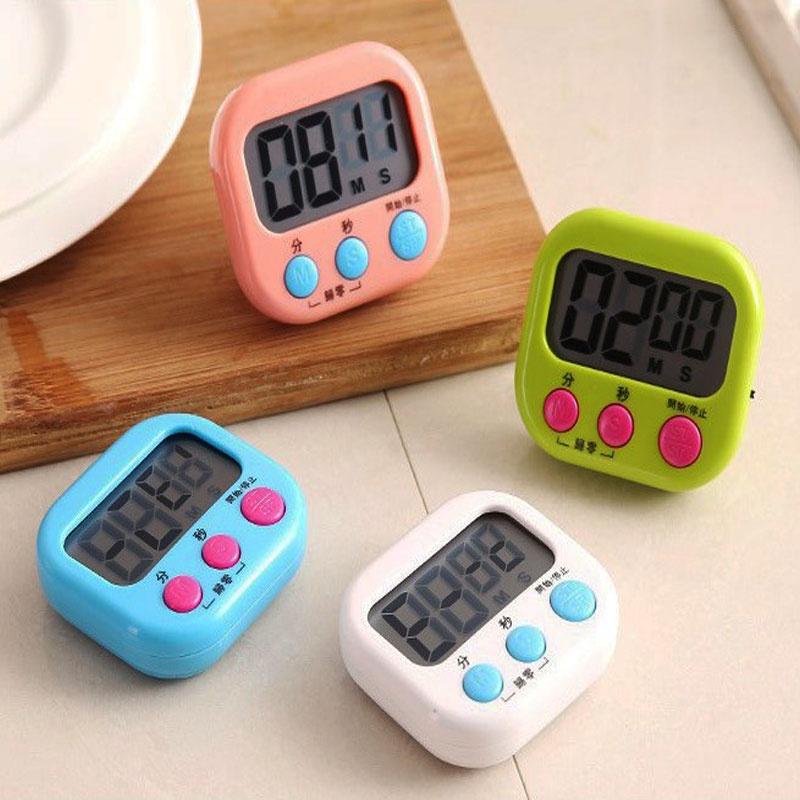 Kitchen Timers Digital LED Display Kitchen Timers Food Cooking Timer Baking Alarm Clock Sports Kitchen Digital Kitchen Cooking Timer Baking
