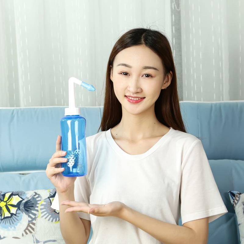 Nasal Irrigator Device: Adult & Child Saline Spray for Home Use