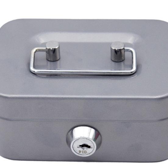 Копилка с замком и ключом Портативная запираемая мини-кассовая коробка для денег Банк безопасности Замок Сейф Чехол для монет Контейнер для хранения изменений