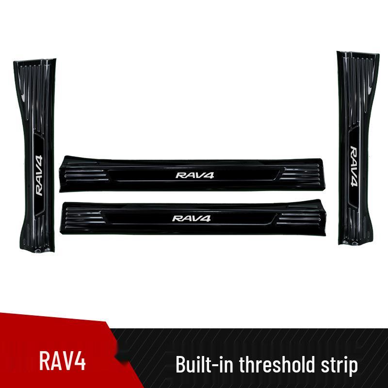 Накладка на порог из нержавеющей стали для Toyota RAV4 2024
