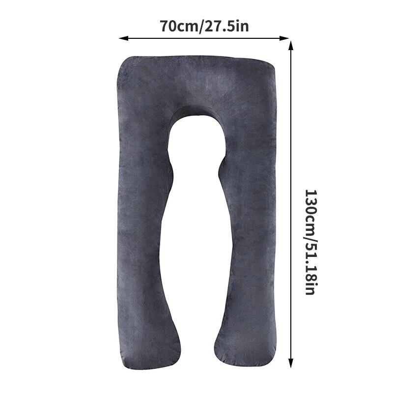 Healthy and Comfortable Pregnant Women's Pillow U-shaped Multi Functional Cotton Waist Side Sleeping Pillow Support