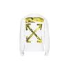 Off-White Акриловые стрелы толстовка белая мужская топы OMBA025F19E300100160