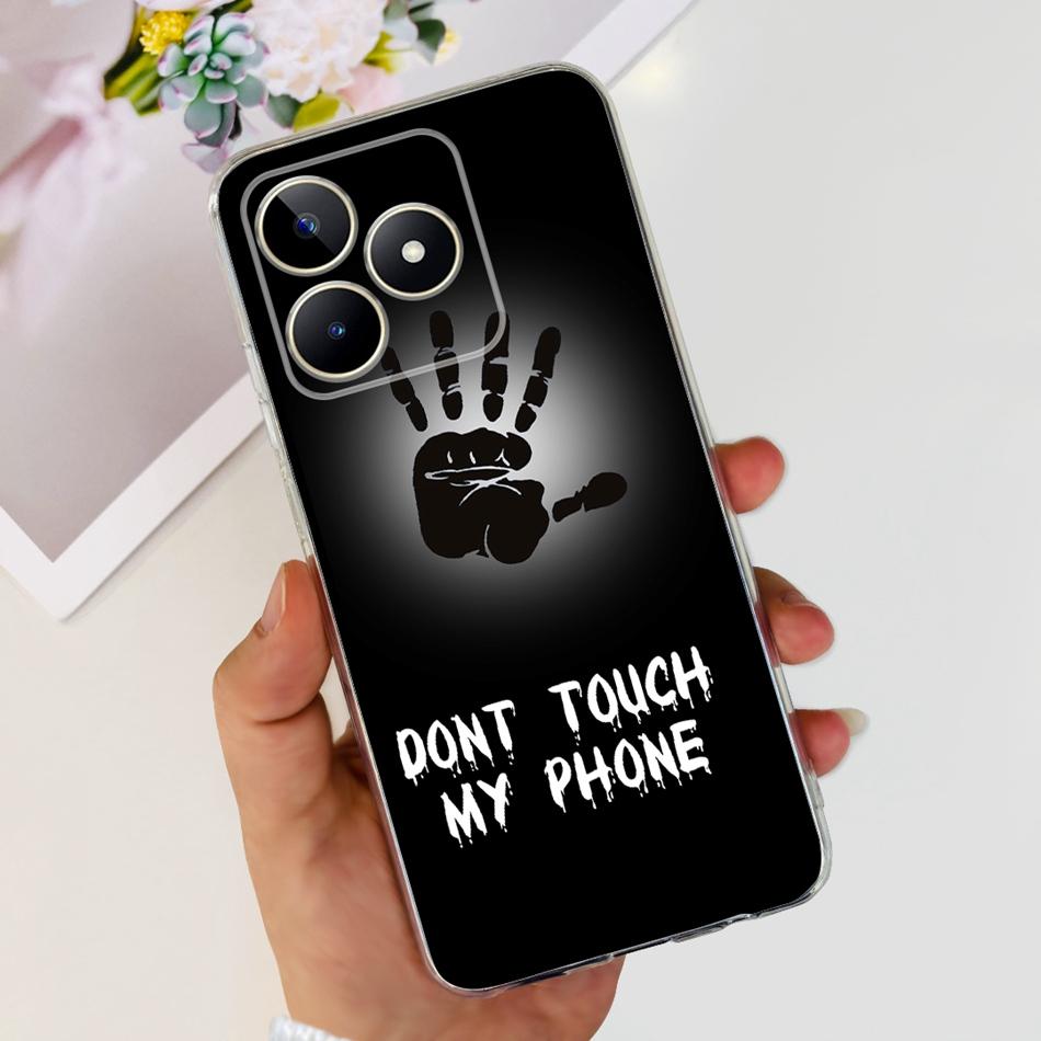 Чехол для телефона Realme Note 50 Realme Note50 4G RMX3834 2024 Модный Крутой Расписной Мягкий Силиконовый ТПУ Чехлы