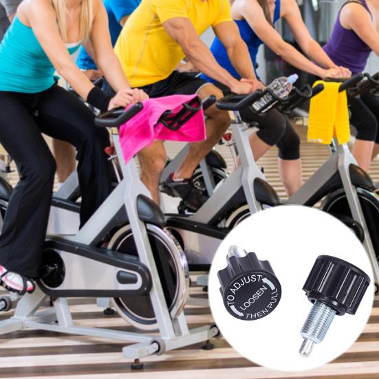 Велосипедная пружинная ручка Удобный захват Нержавеющая сталь Велотренажер Вытягивающее штифтовое винтовое replacement