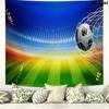 Soccer Wall Tapestry Aesthetic Wall Hanging Printed Fabric Blanket Decorative Tapestries for Bedroom Living Room Home Decor