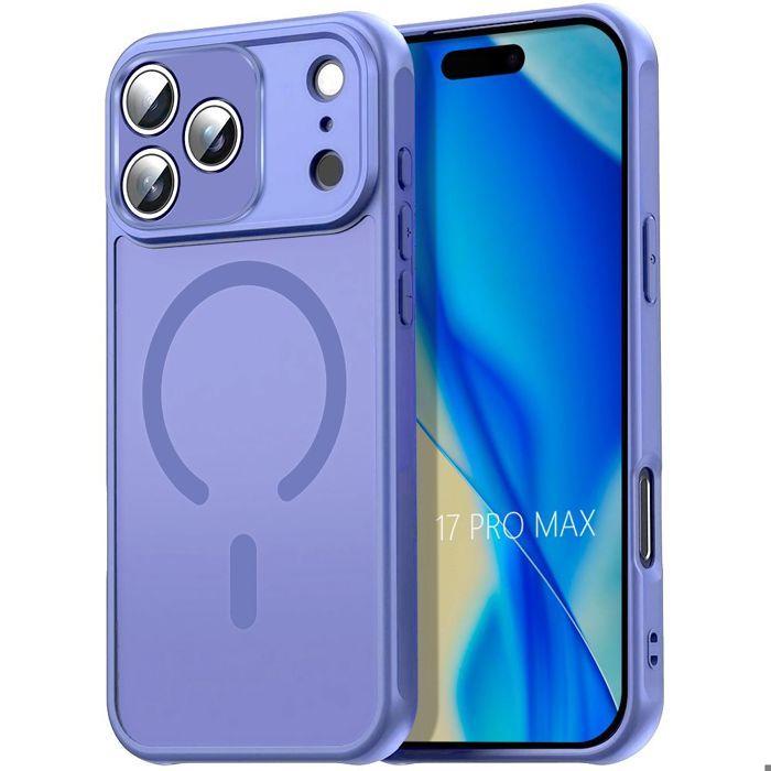 Защитный чехол - BOOLING - для iPhone 17 Pro Max - Противоударный - С магнитным кольцом - Синий