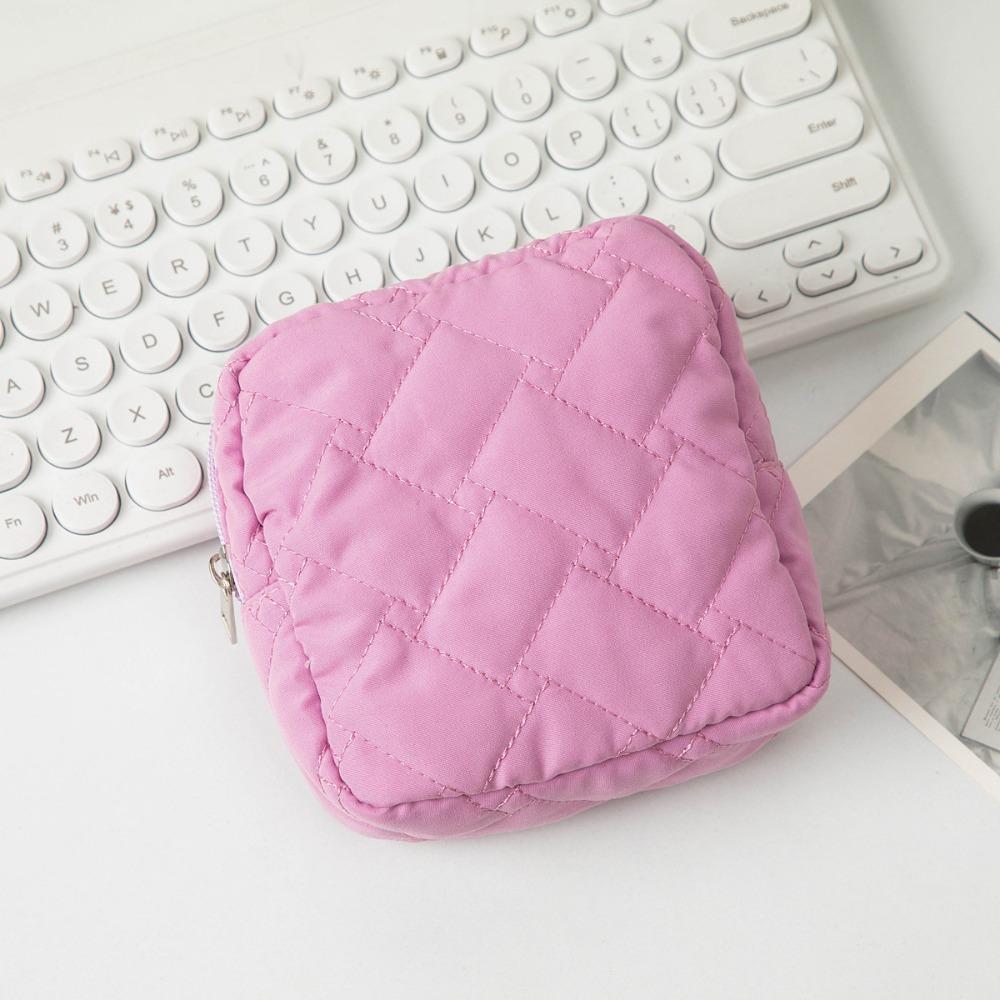 Дорожный органайзер, косметичка, однотонная гигиеническая прокладка, сумка для тампонов, наушники, сумка для монет, помада