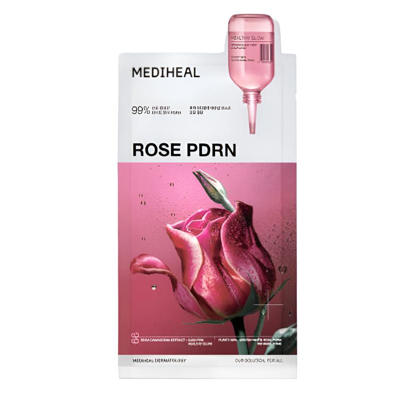 Mediheal Essential Facial Nourishing Lifting Mask Set 10pcs 7-Type Set (Madecassoside, Tea Tree, Collagen, Vitamin, Ceramide, Rose PDRN, Hyaluronate)
