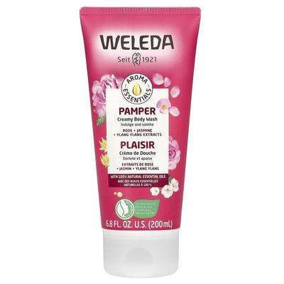 Pamper, Кремовый гель для душа, Экстракт розы + жасмина + иланг-иланга, 6,8 жидких унций (200 мл)