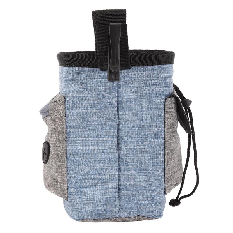 Dog Treat Pouch Pet Hands Free Training Walking Bag Dogs Outdoor Portable Backpack Carrier Snacks Litter Bag Waist Pack