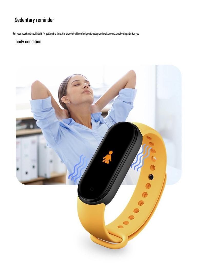 M8 Smart Bracelet: Sport Pedometer, Heart Rate, Blood Pressure & Oxygen Monitor with Bluetooth Connectivity