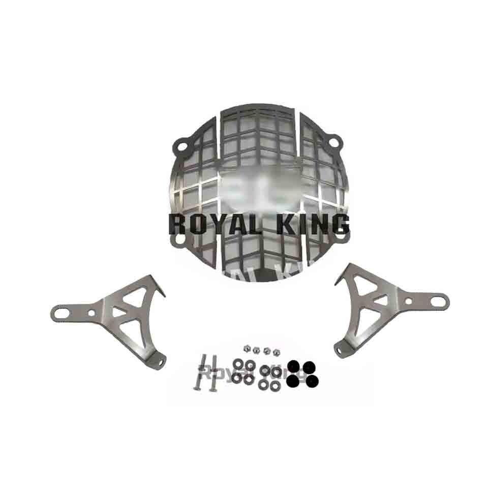 SS "Headlight Grill Set Fit for Royal Enfield Interceptor & Continental GT 650"