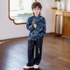 Традиционный китайский костюм ханфу для мальчиков: Стильный наряд для весны/осени, идеально подходящий для выступлений, декламаций и первых дней рождения.