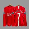 Retro Long Sleeve Football Jersey - Beckham Zidane Messi Ronaldo Classic Soccer Shirt