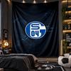 Wall Hanging Tapestry Schalke 04 Print Cloth for Living Room Bedroom Home Decor