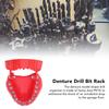 Держатель для боров для зубных протезов 28 боров   Портативный держатель для боров для зубных протезов с магнитом