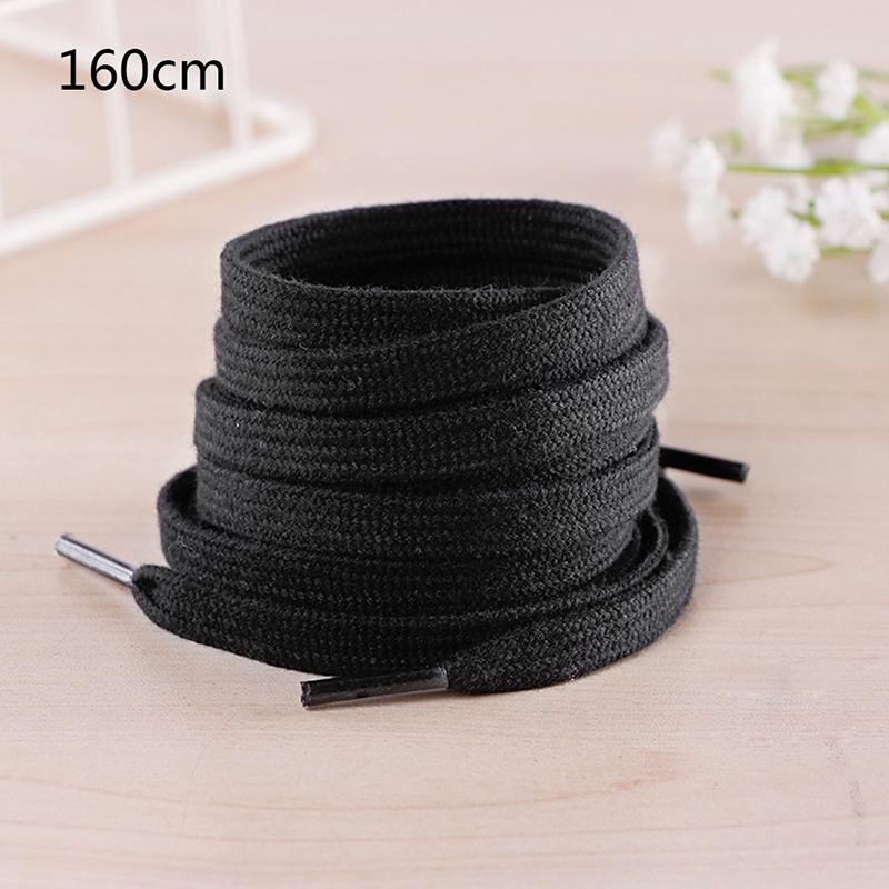 1Pair 100Cm/120Cm/140Cm/160Cm Cotton Thick Flat Shoelace Sports Casual Shoe Lace