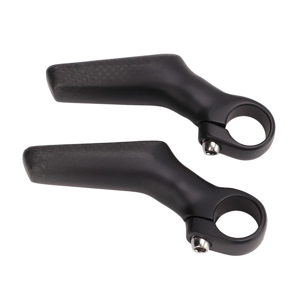 1 Pair L Shape Bike Handlebar Bar Ends Ergonomic Bike Auxiliary Handlebar Mountain Bike Riding