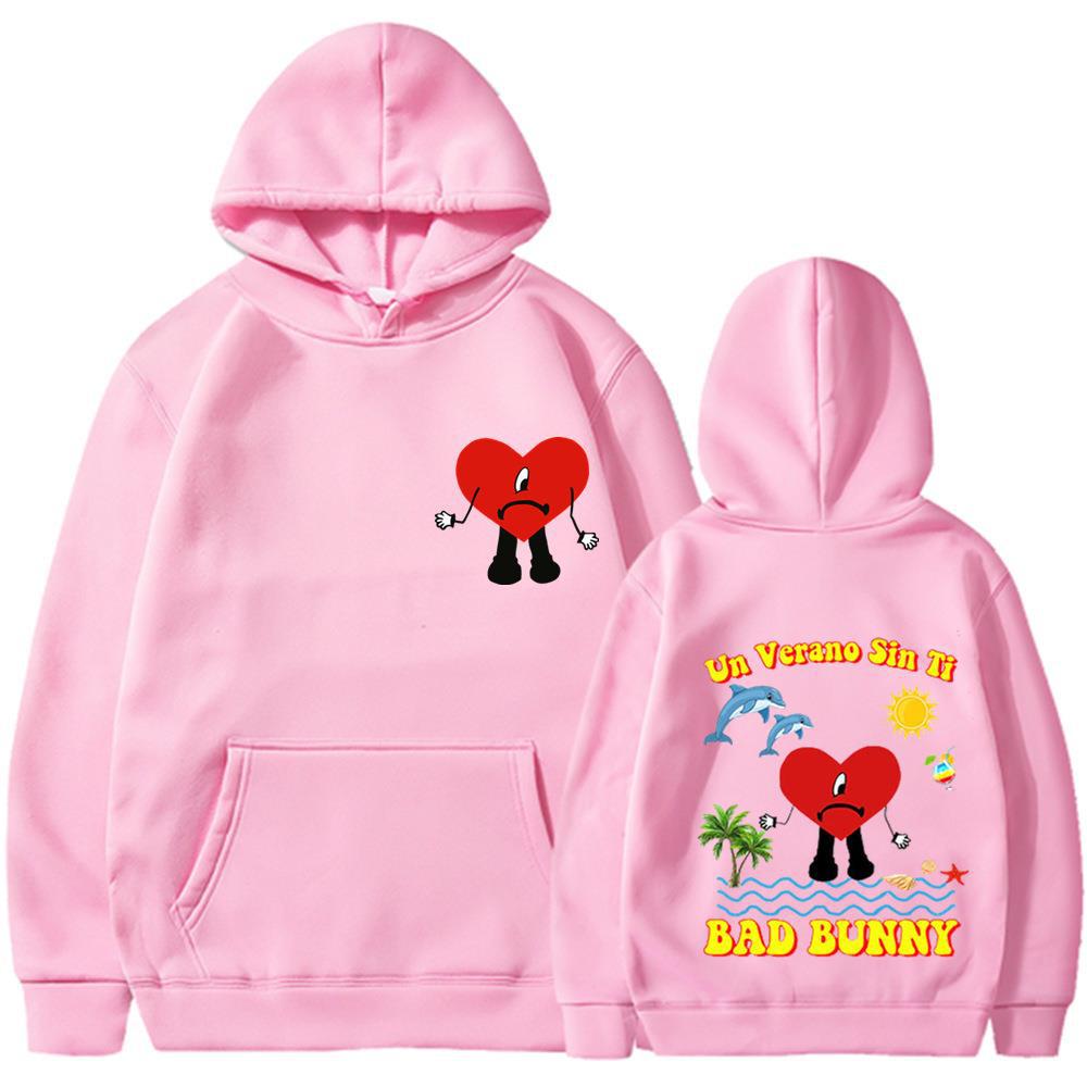 Толстовка с принтом Un Verano Sin Ti Bad Bunny, женская модная толстовка унисекс с длинными рукавами, пальто для девочек, женское пальто с флисовой одеждой с капюшоном