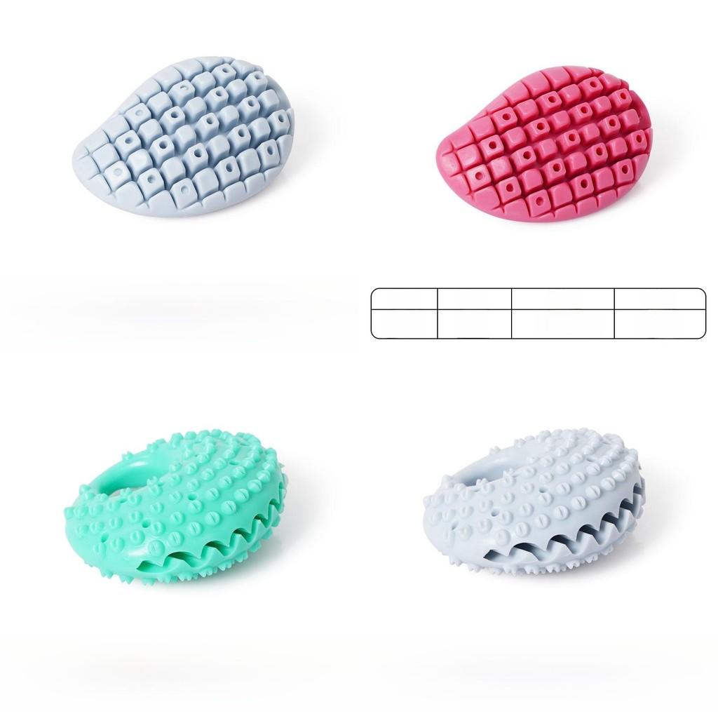 Игрушка-дозатор лакомств для собак, силиконовая жевательная головоломка для интерактивной игры и обогащения