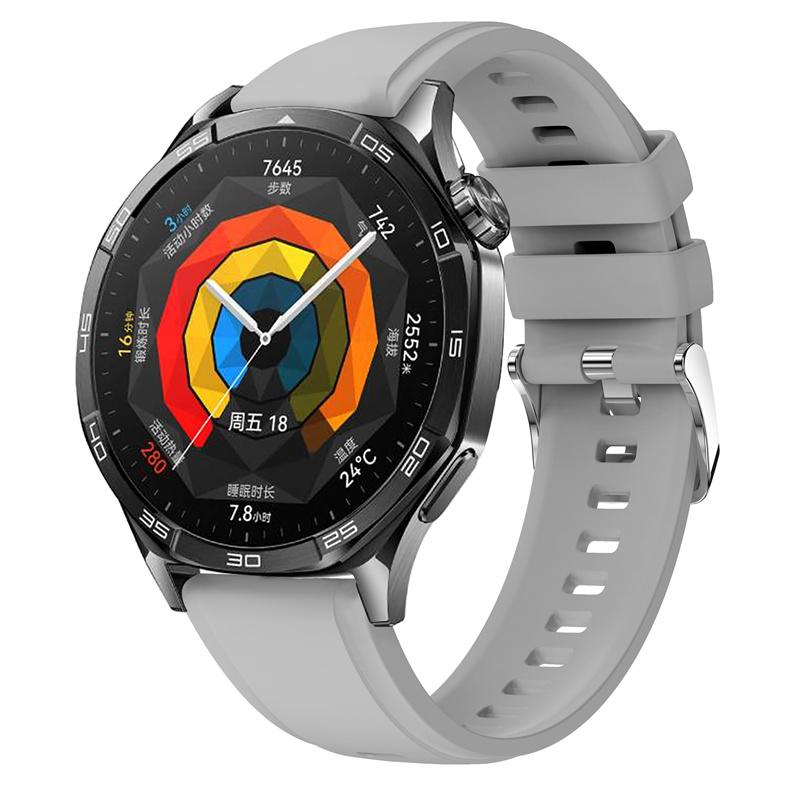 22 мм силиконовые ремешки для Huawei Watch GT5 46 ремешок для часов с пряжкой того же цвета ремешок для Huawei Watch GT5 Pro 46 мм