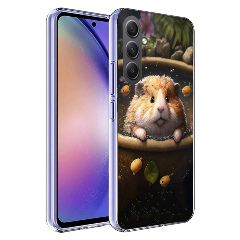 Чехол для телефона с портретом хомяка для Samsung A17 A37 A57 A07 A16 A26 A36 A56 A06 A02S A12 A22 A32 A52S A04S A14 A24 A34 A54 A03 A13 A