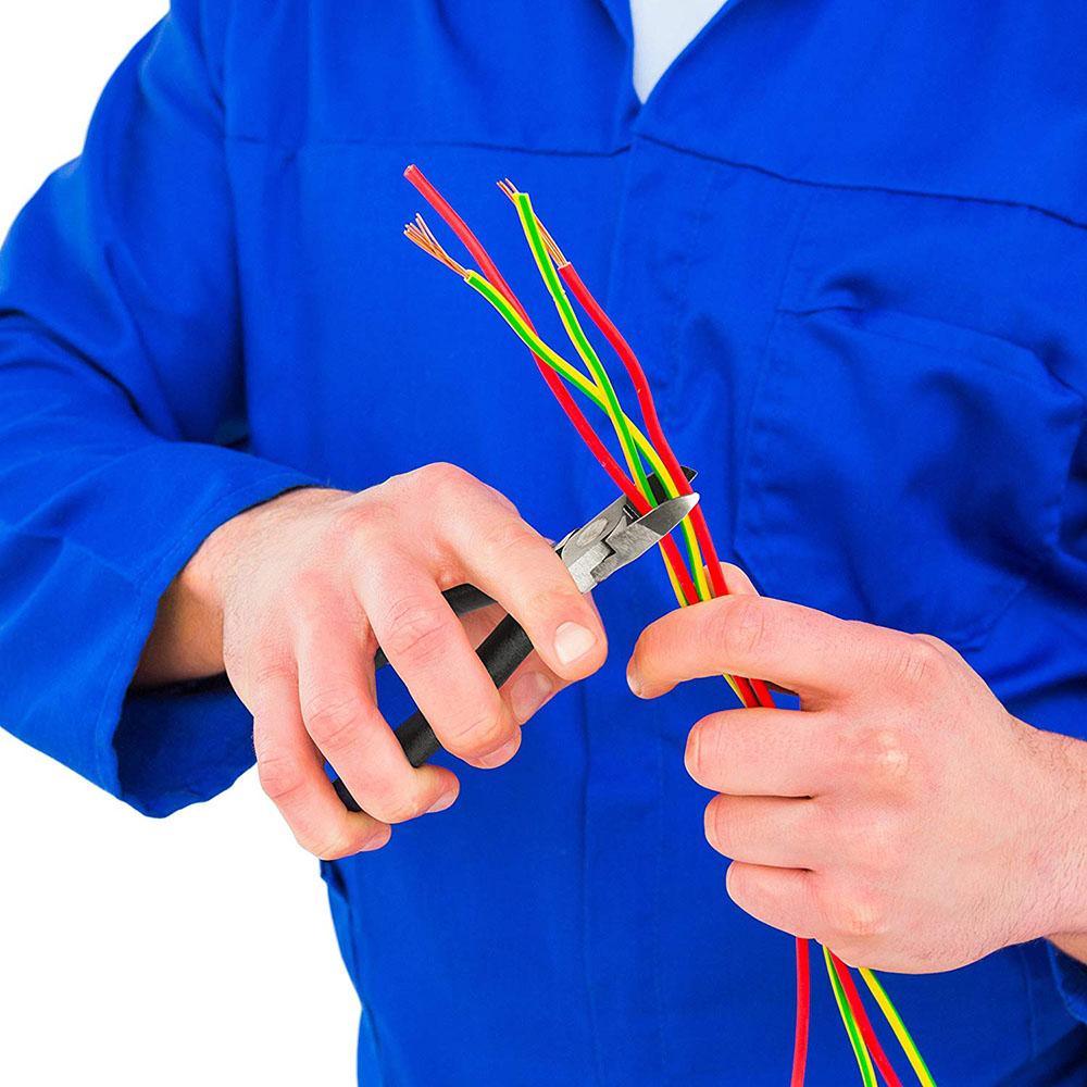 5 шт. 4,5-дюймовые мини-плоскогубцы для электроники, диагональные бокорезы, набор прецизионных плоскогубцев для ремонта кабеля и провода