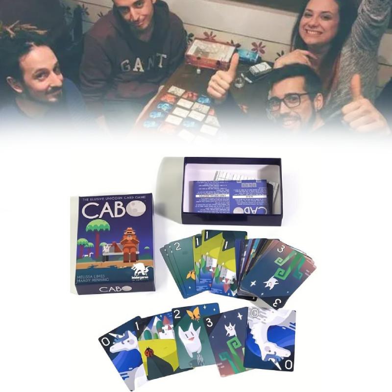 Креативная карточная игра Cabo для взрослых и детей Веселая игра на управление памятью для вечеринок от 2 до 4 игроков